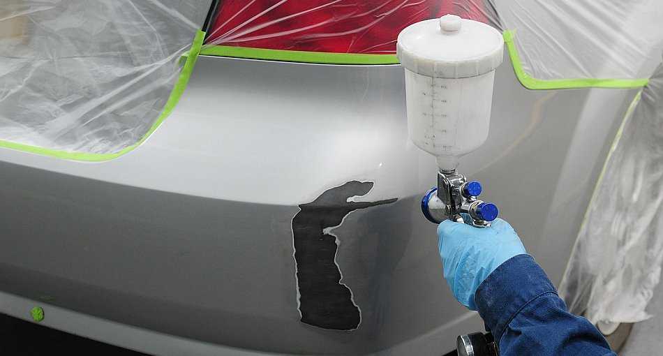 Покраска бампера автомобиля — технология и особенности процесса