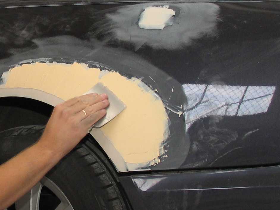 Как зашпаклевать авто своими руками