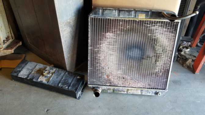 Потек радиатор охлаждения что делать