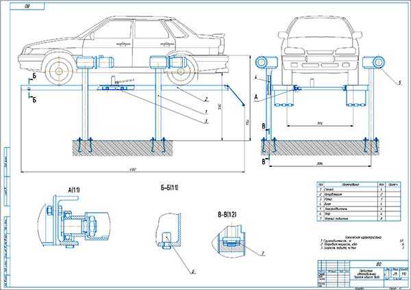 Автомобильный подъёмник: инструкция по изготовлению своими руками и советы по сборке