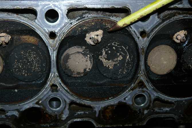 Нагар в двигателе - очистка нагара и отложений масла