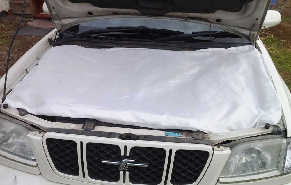 Как утеплить капот автомобиля своими руками на зиму: все способы