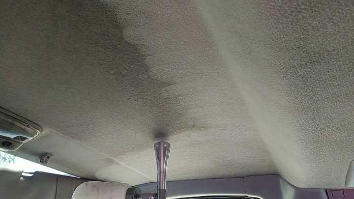 Химчистка потолка автомобиля своими руками