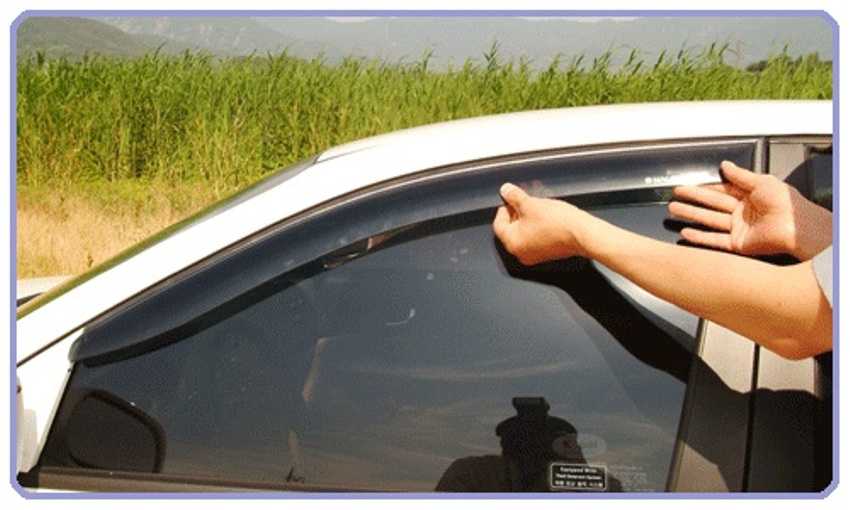 Как клеить дефлекторы на авто: правила и инструкция выполнения своими руками
