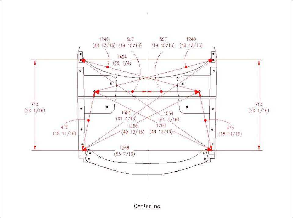 Контрольные точки геометрии кузова автомобиля - как проверить размеры в домашних условиях