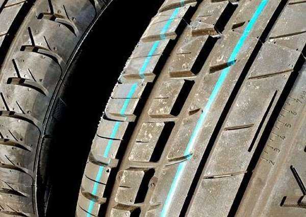 Значение цветных полос на шинах