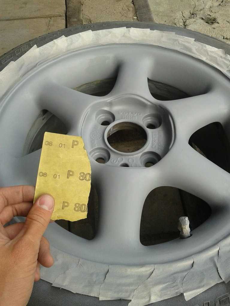 Как покрасить диски на авто своими руками баллончиком не снимая колеса