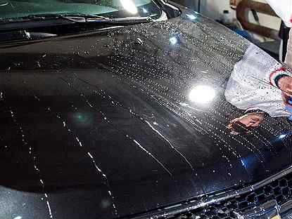 Как покрыть машину жидким стеклом?
