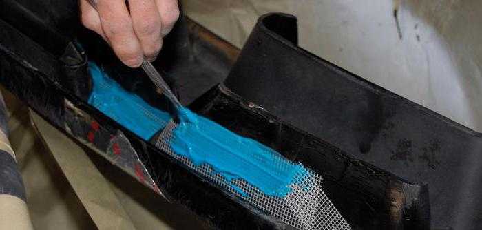 Как отремонтировать пластиковый бампер своими руками?