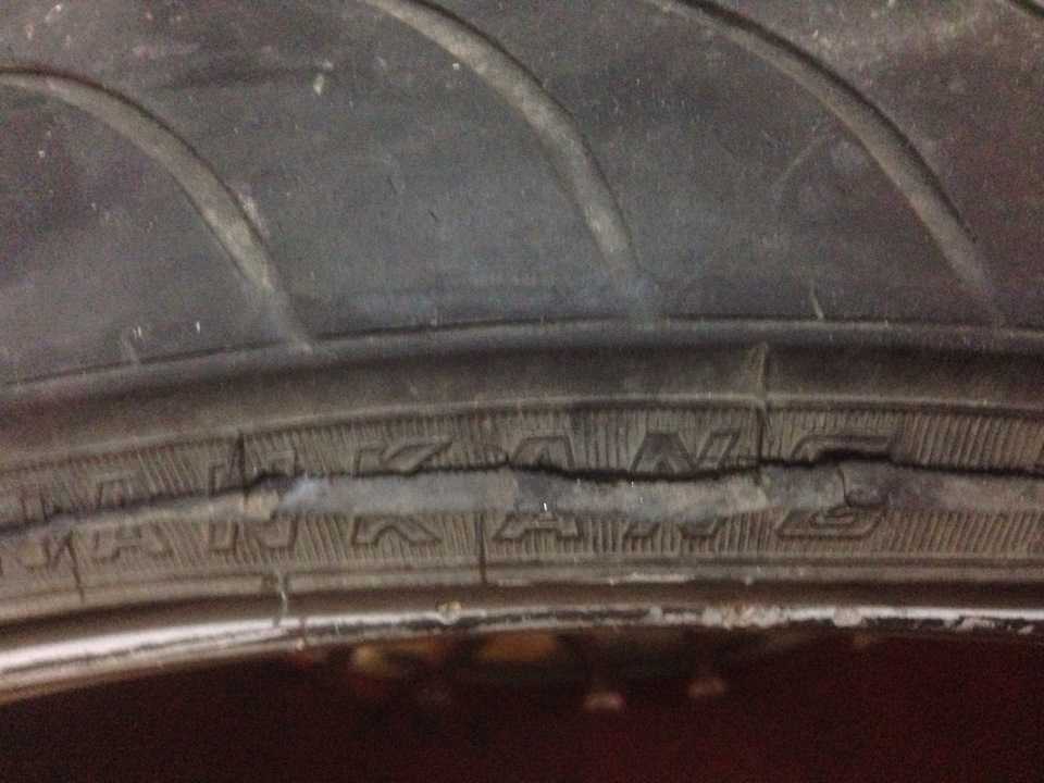 Трещины на шинах сбоку - автомобильный портал automotogid