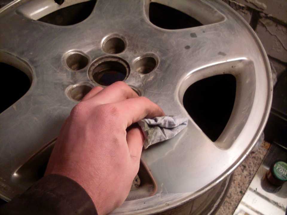 Как отполировать колесный диск