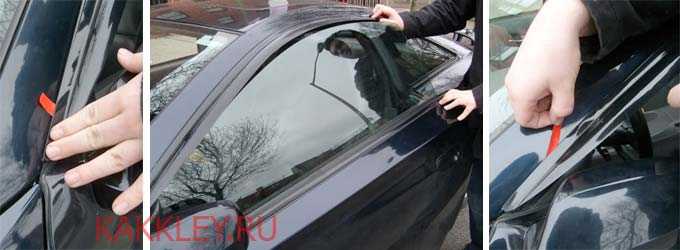 Дефлекторы на окна автомобиля и на капот: как поставить и снять