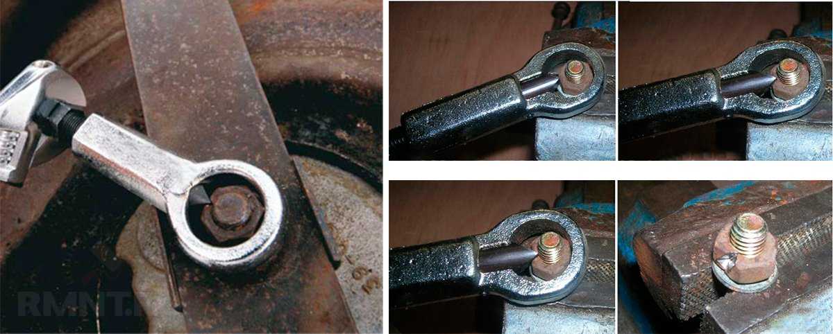 Как открутить болт или гайку, если подходящего рожкового ключа нет?