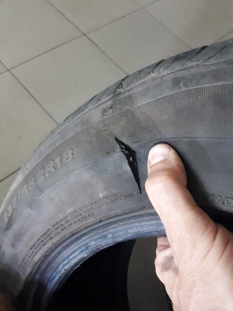 Как осуществляется ремонт боковых порезов шин