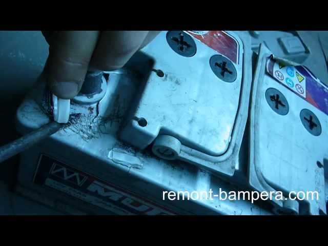 Как отремонтировать автомобильный аккумулятор. сделай сам или как отремонтировать трещину на аккумуляторе методом сварки пробил аккумулятор чем заклеить