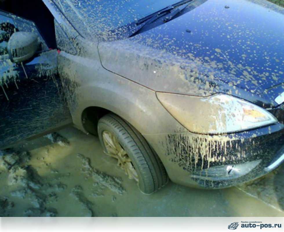 Что делать если автомобиль застрял в грязи, снегу или песке