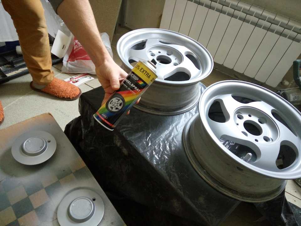 Покраска литых дисков своими руками