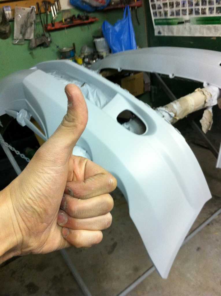 Как отремонтировать пластиковый бампер автомобиля своими руками