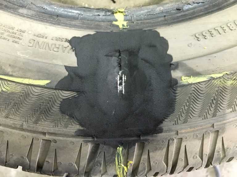 Боковой порез шины: можно ли ремонтировать